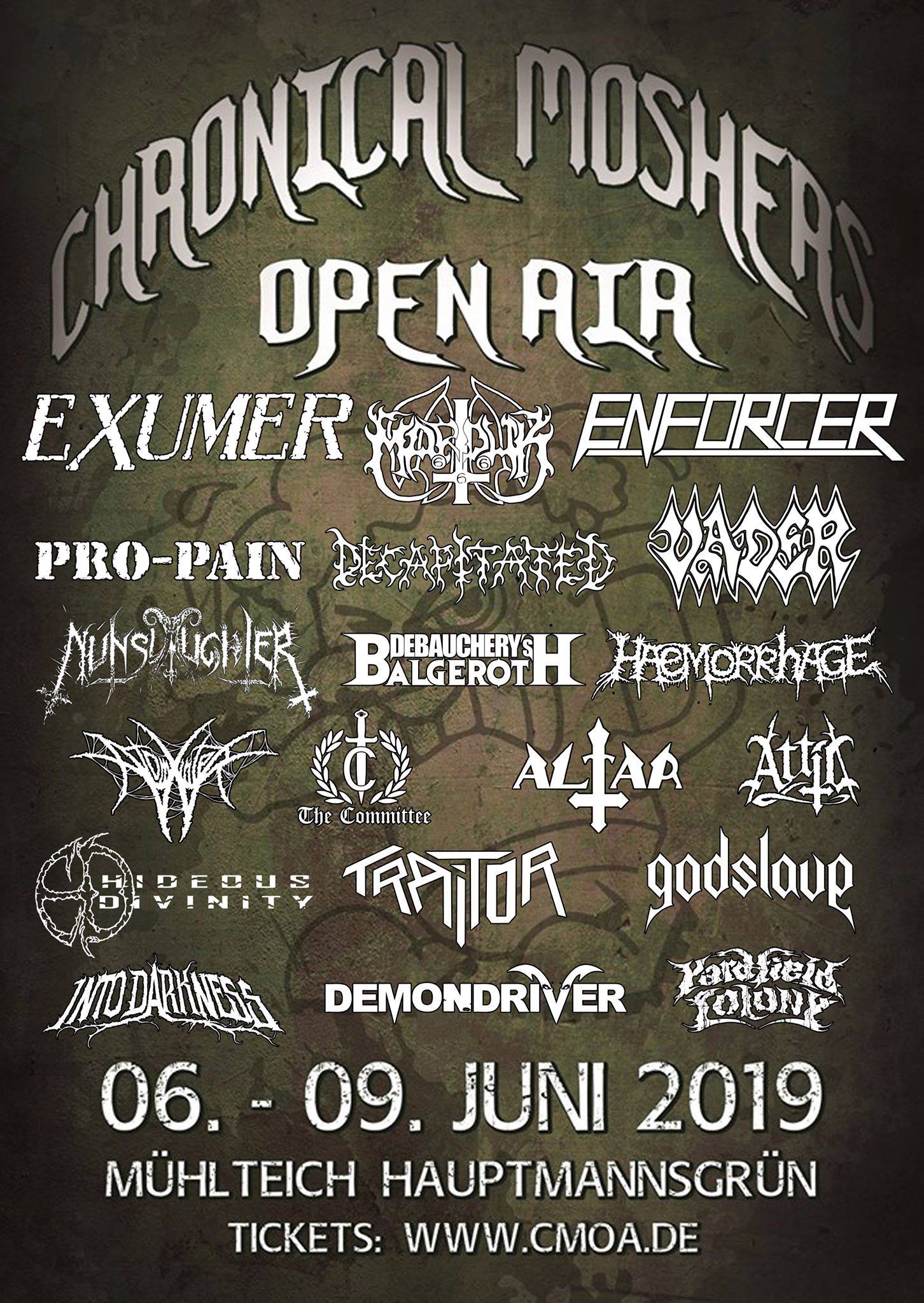 Chronicle Moshers Open Air