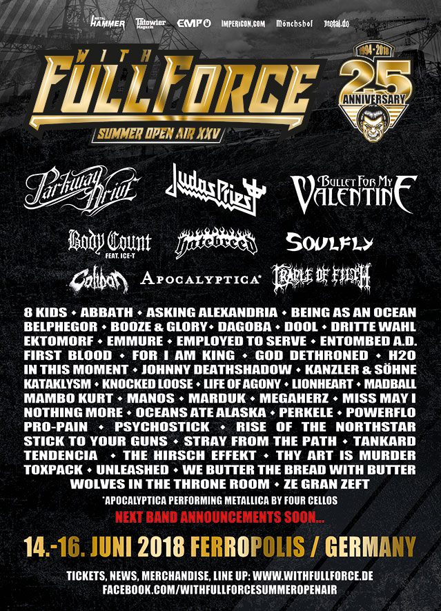 With Full Force Flyer WFF Plakate 2