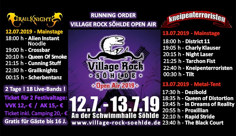 Village Rock Söhlde Running Order kl
