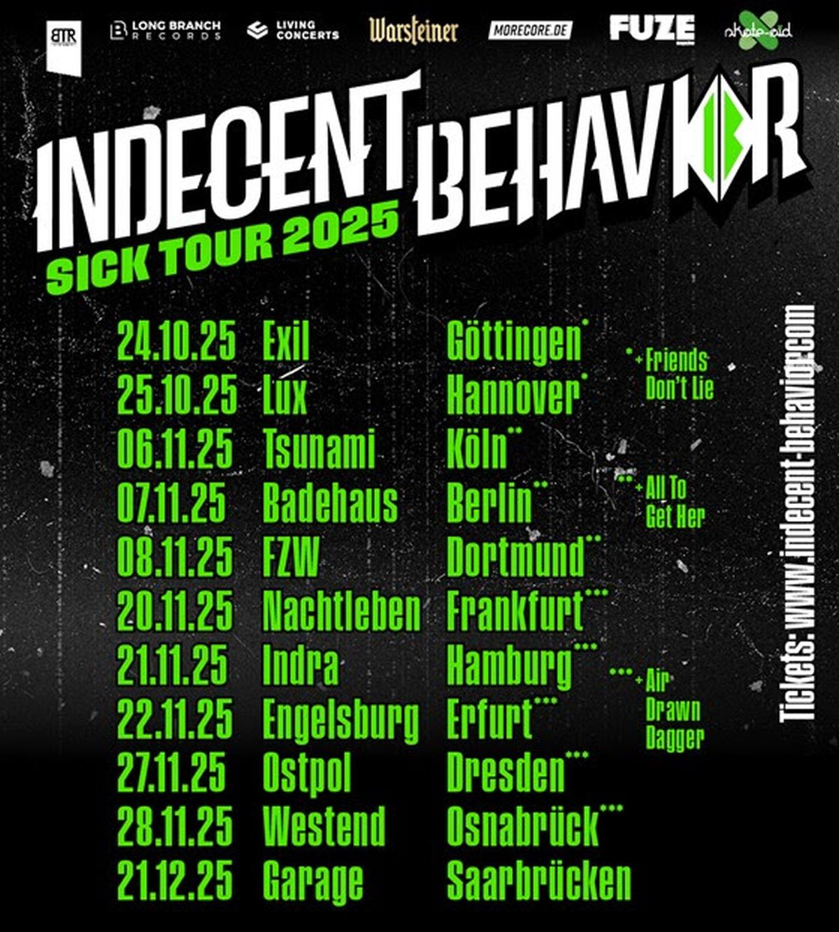 Incident Behaviour Tour
