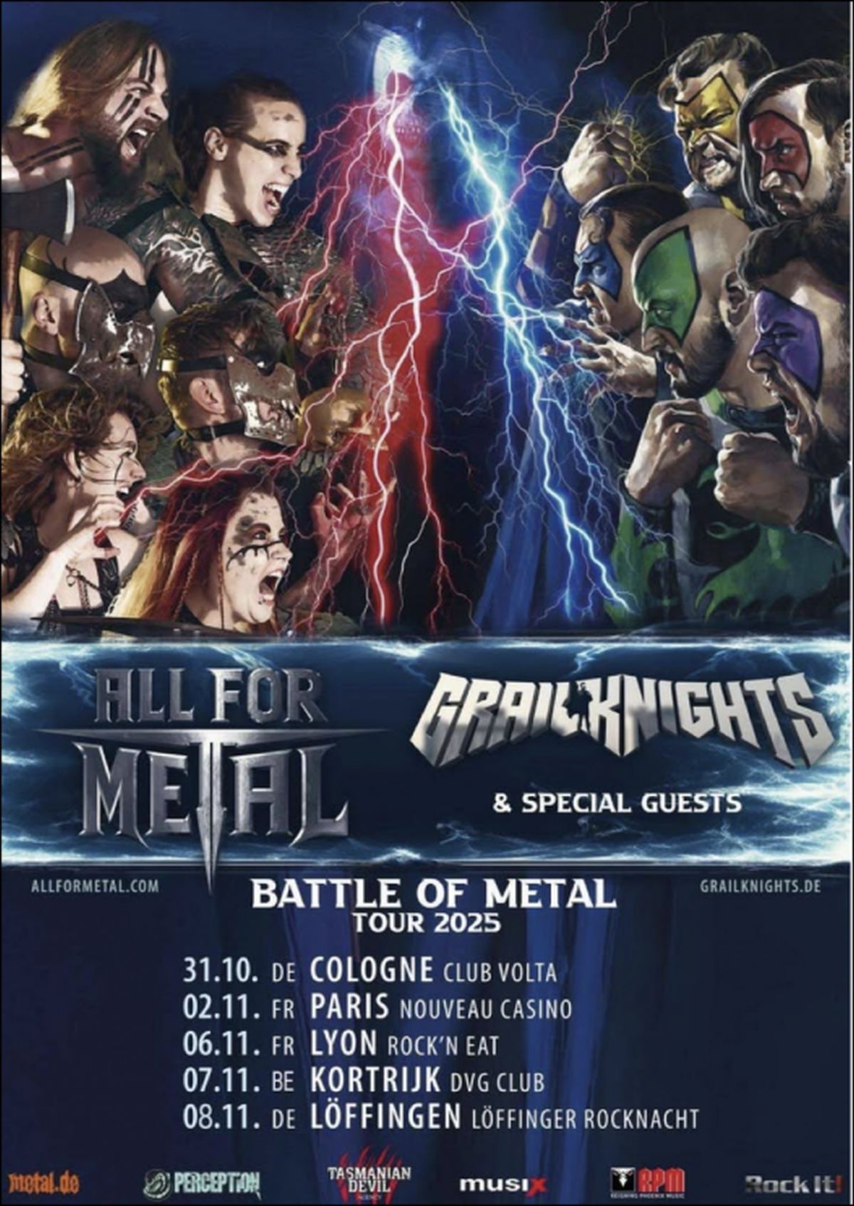 Grailknights Battle of maetal