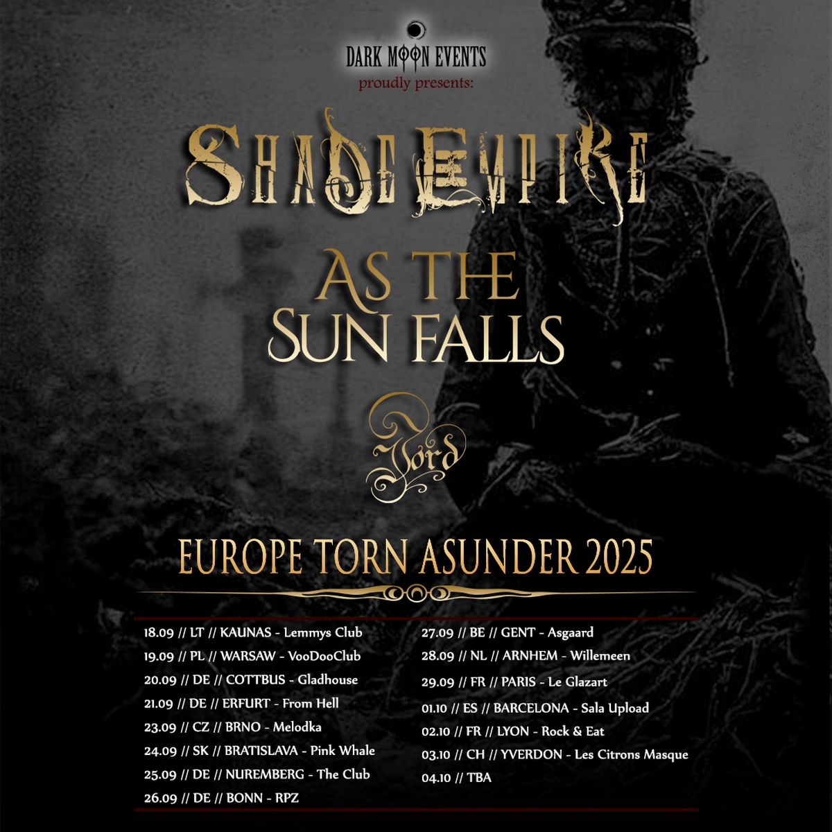 As the sun falls tour