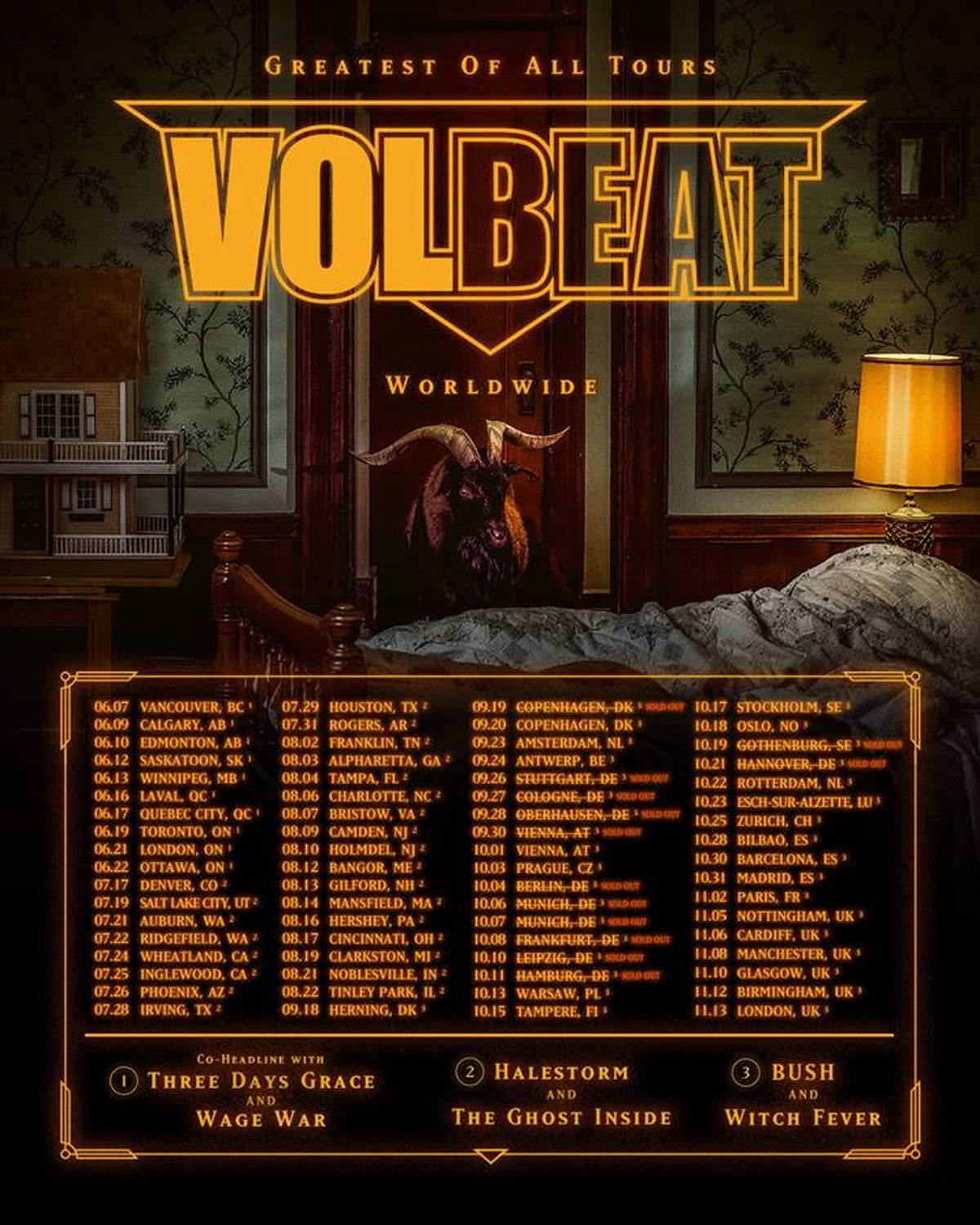 Volbeat Tour 2025